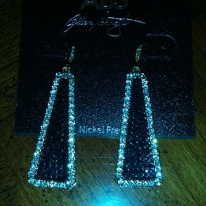 Beautiful Alan Schwartz Crystal earrings